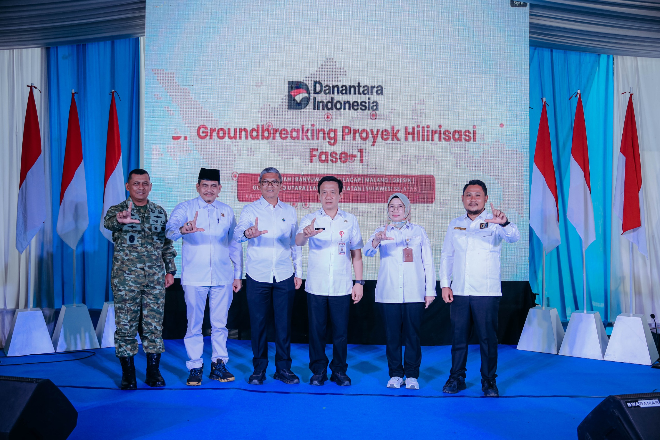 Pemprov Lampung, Kementan dan PTPN I Lakukan Groundbreaking Hilirisasi Ayam Terintegrasi