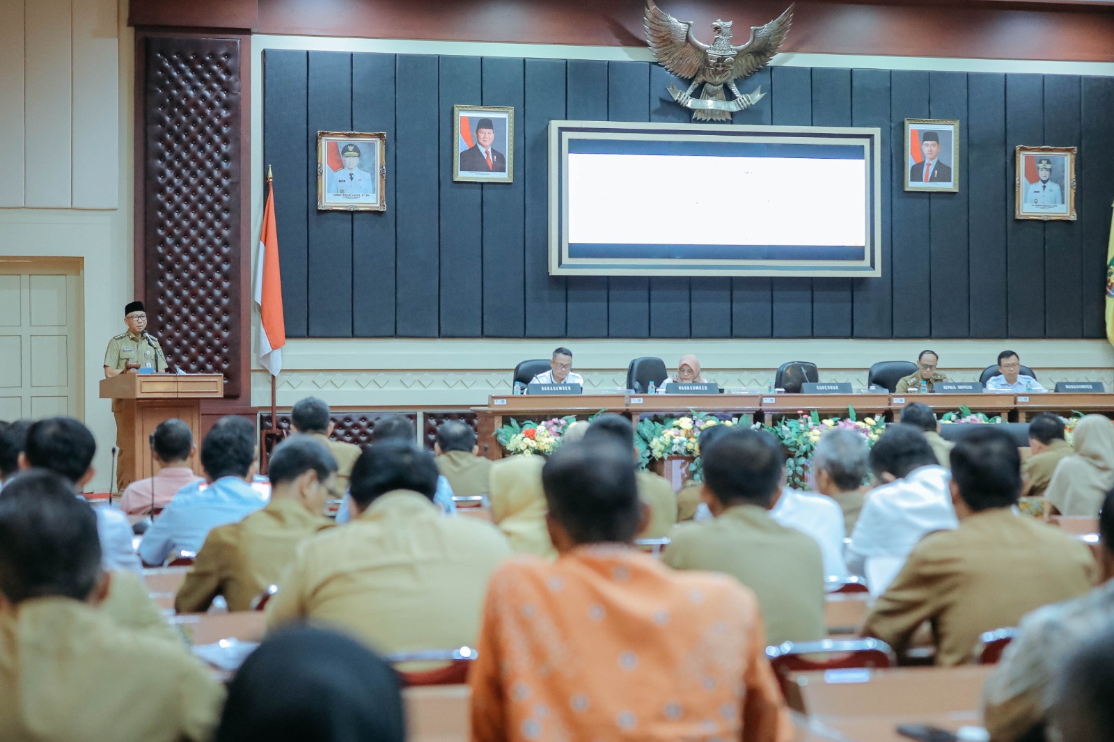 Gubernur Lampung  Rahmat Mirzani Djausal Pimpin Rakor Peningkatan Produksi Pangan
