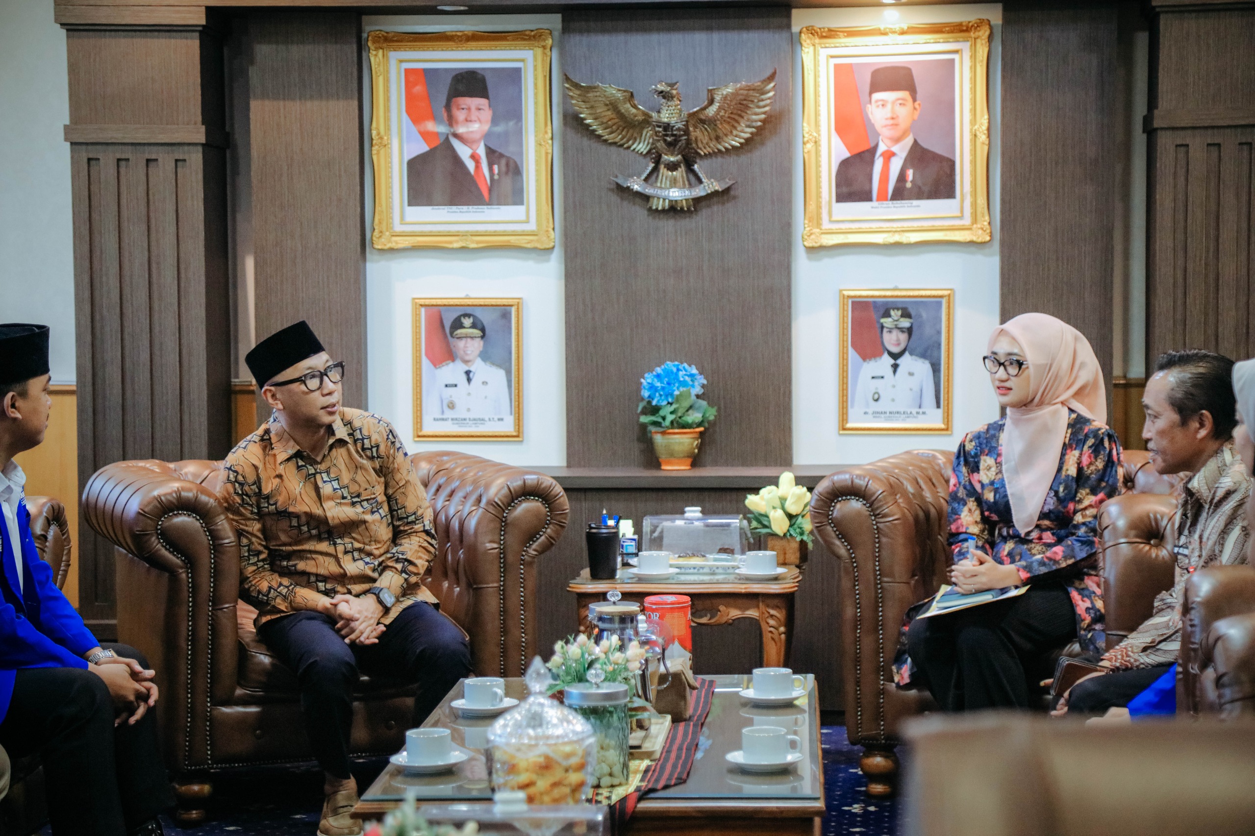Gubernur Rahmat Mirzani Djausal Ajak Aktivis PMII Jadi Mitra Strategis Perkuat Pembangunan Desa