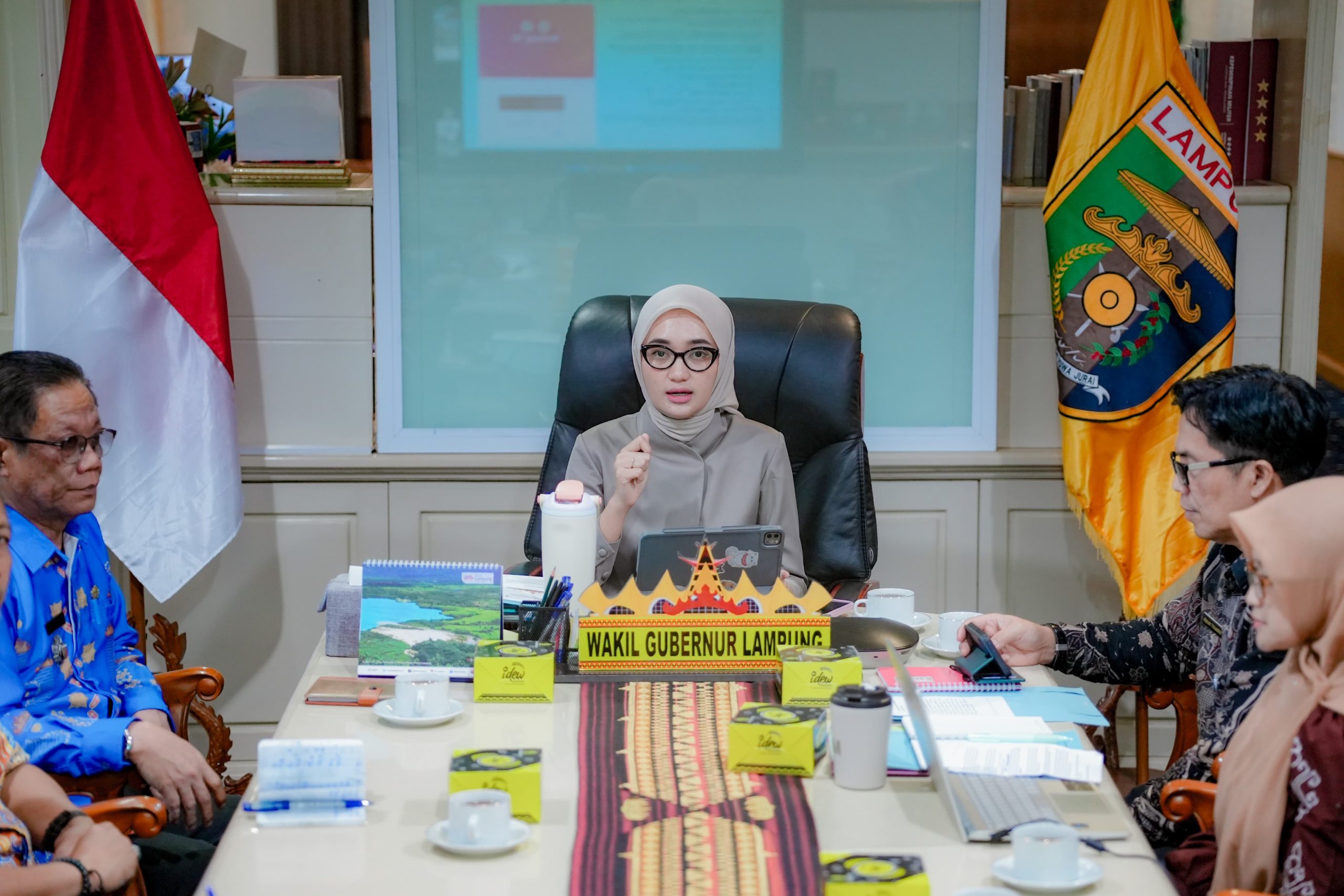 Wagub Lampung Pimpin Rakor Percepatan Penanggulangan Tuberkulosis Kabupaten Lampung Timur