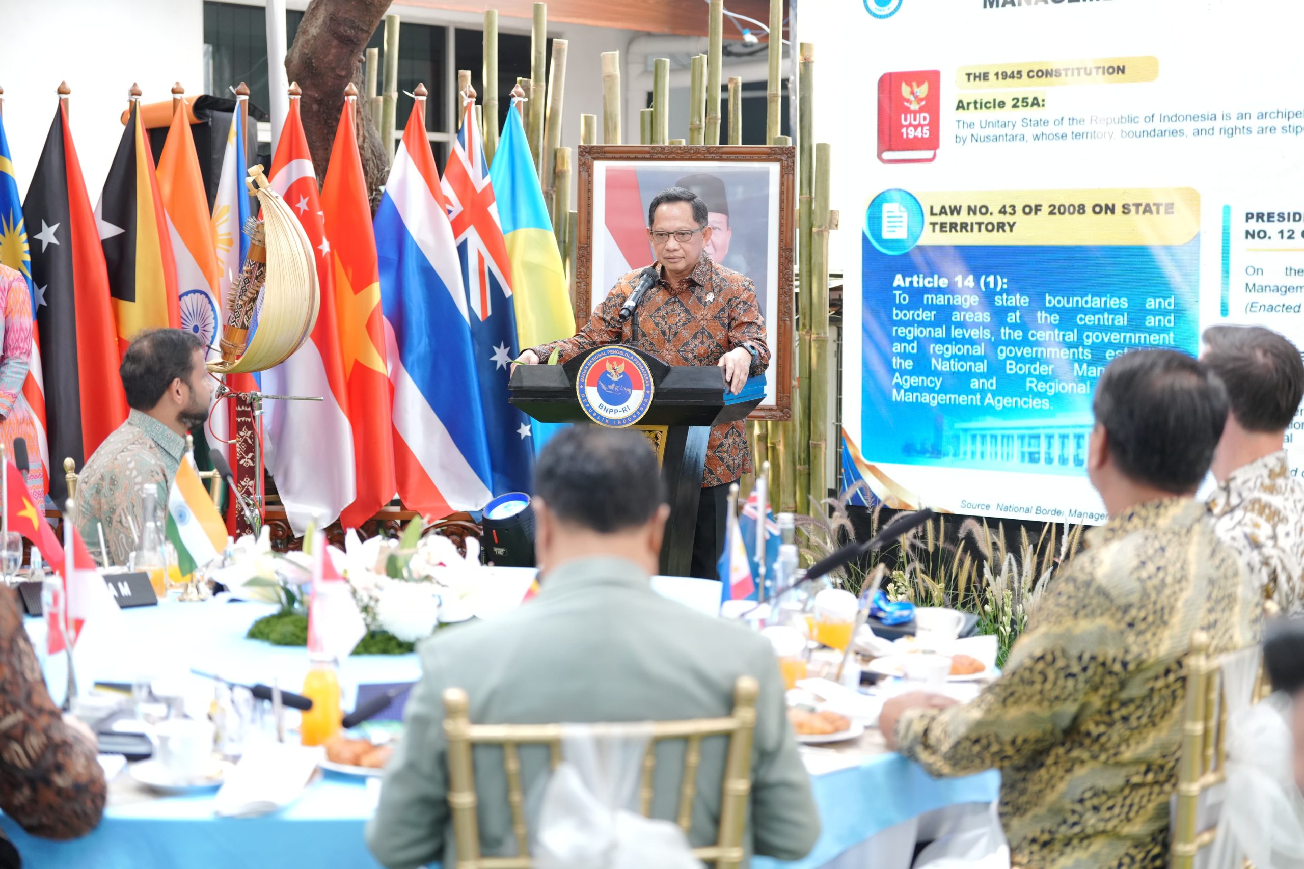 Mendagri Dukung Forum Reguler Negara-Negara Tetangga untuk Perkuat Kerja Sama Perbatasan