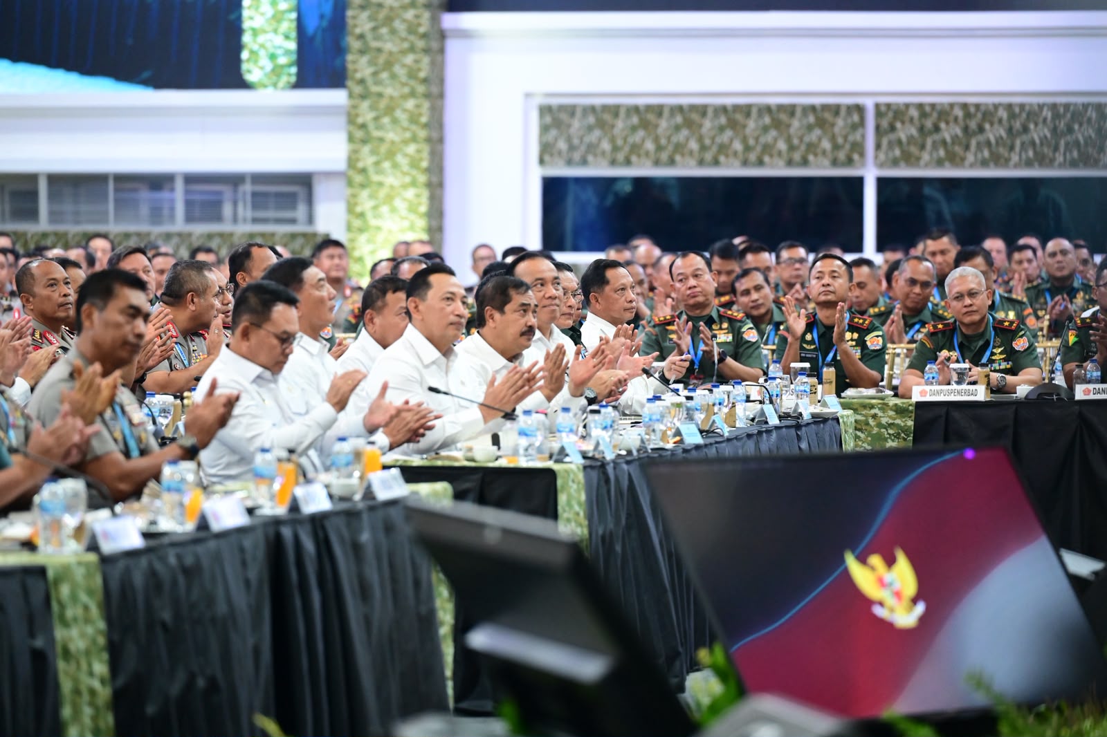 Mendagri Tito Hadiri Penyampaian Taklimat Presiden kepada 800 Perwira Tinggi TNI-Polri